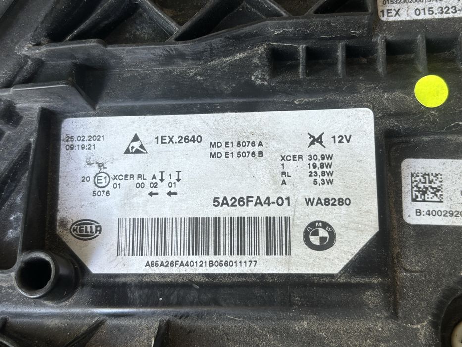 BMW 5 G30 G31 LIFT LCI prawa Lampa Full Led 5A26FA4