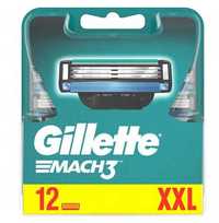 Wkłady do maszynek Gillette Mach3  12szt Gwarancja SKLEP