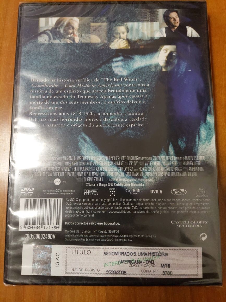 Dvd - Assombrados Uma História Americana
