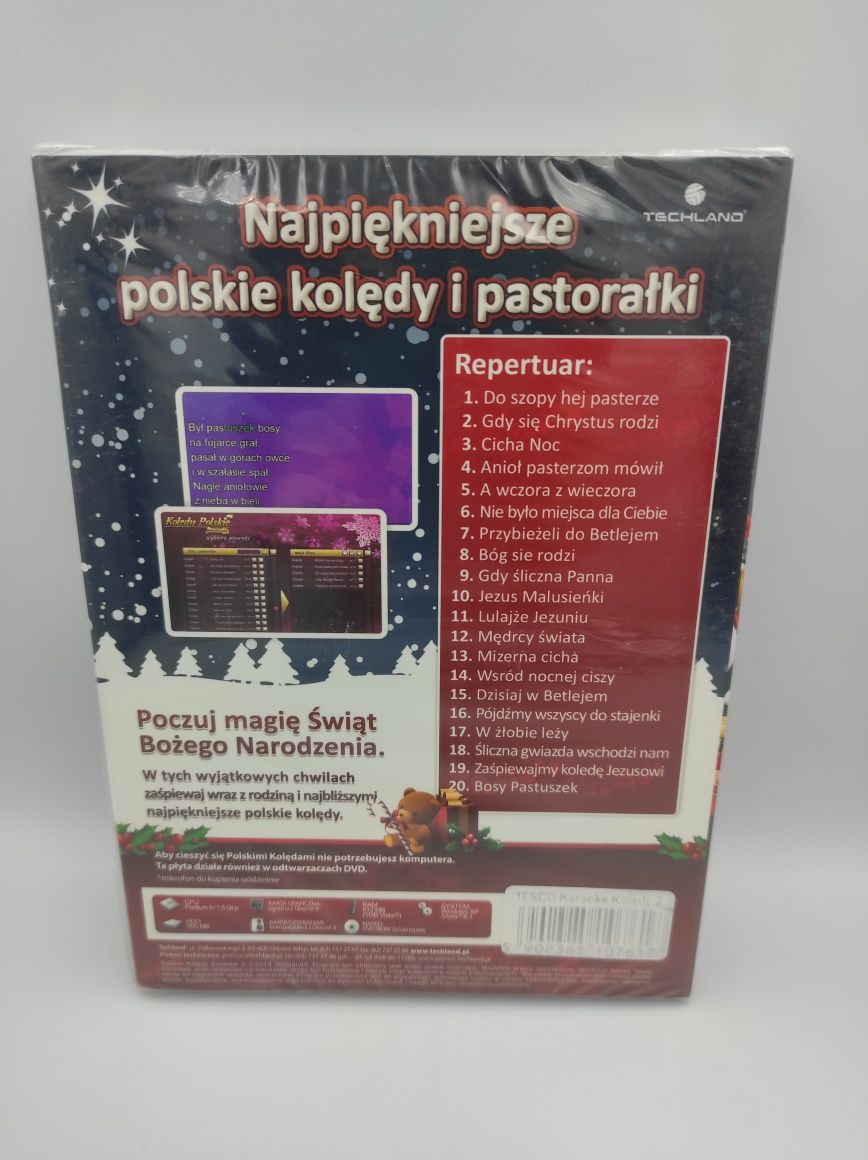 NOWE Polskie Kolędy Karaoke 2 PC DVD