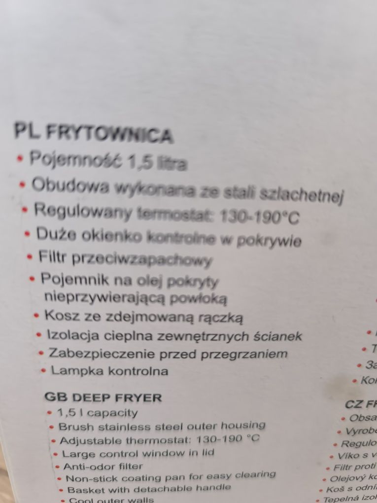 Frytkownica optimum  mała