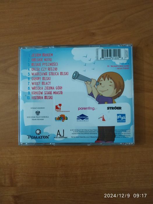 Niezwykłe Lekcje Rytmiki - śpiewamy i tańczymy Jestem Polsakiem CD