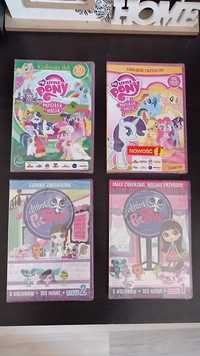 Bajki na dvd My little pony, Littlest Pet shop. Zestaw . Nowe.