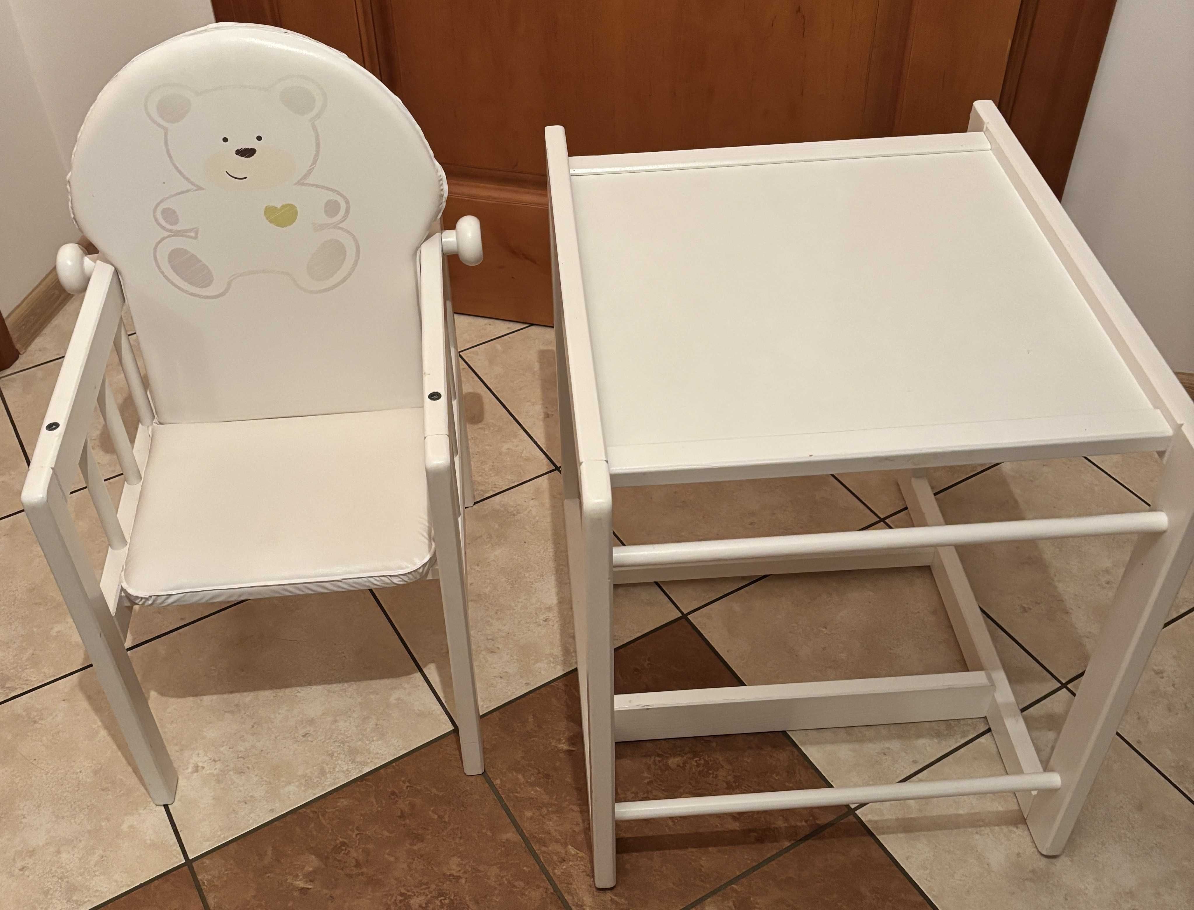 Klupś Krzesełko do karmienia 2w1 ze stolikiem