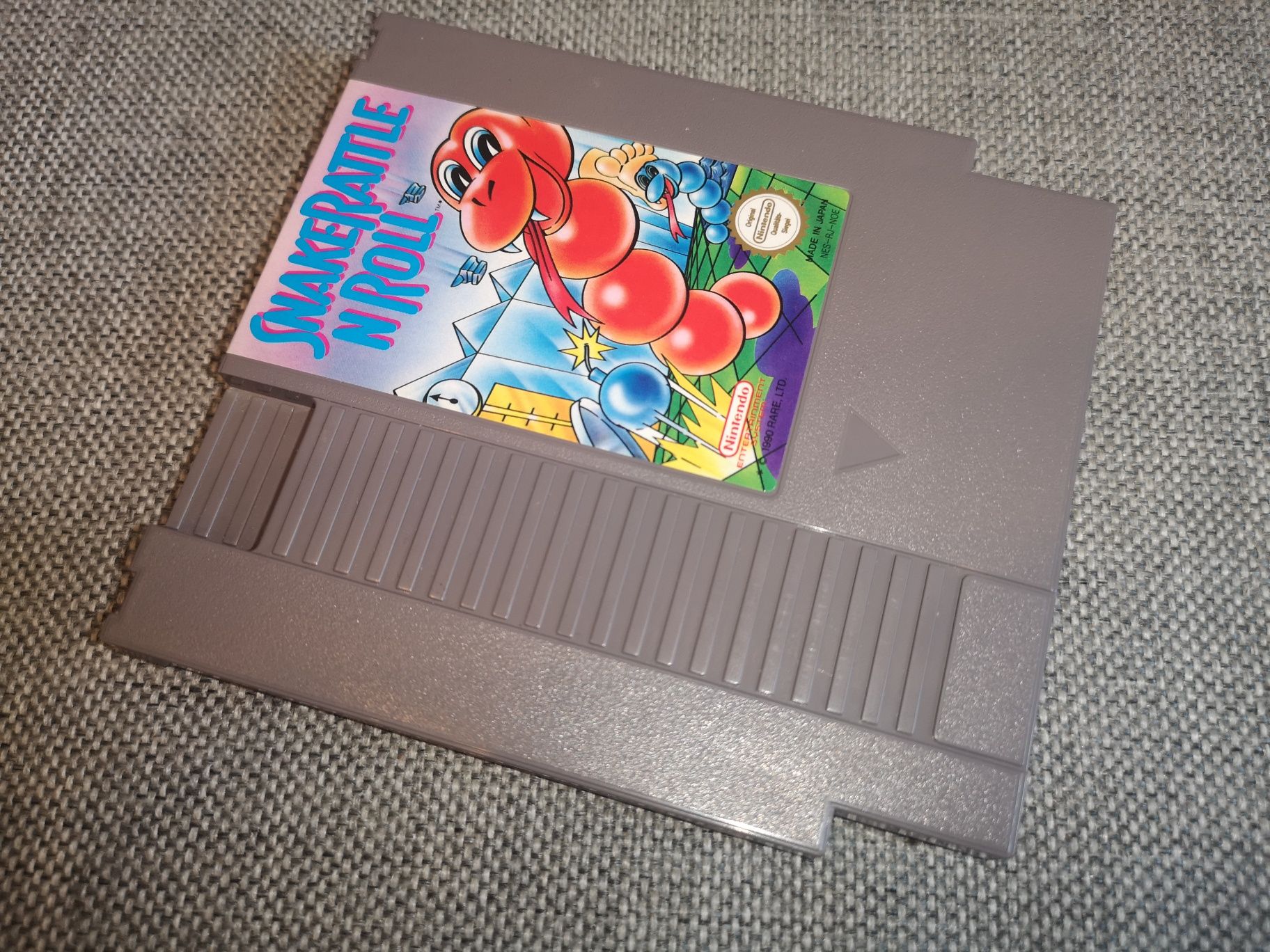 Snake Rattle n Roll NES Nintendo gra PAL ANG (oryginał testowany)