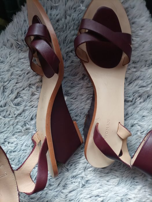 Sandały  skóra rozm 36 Zara