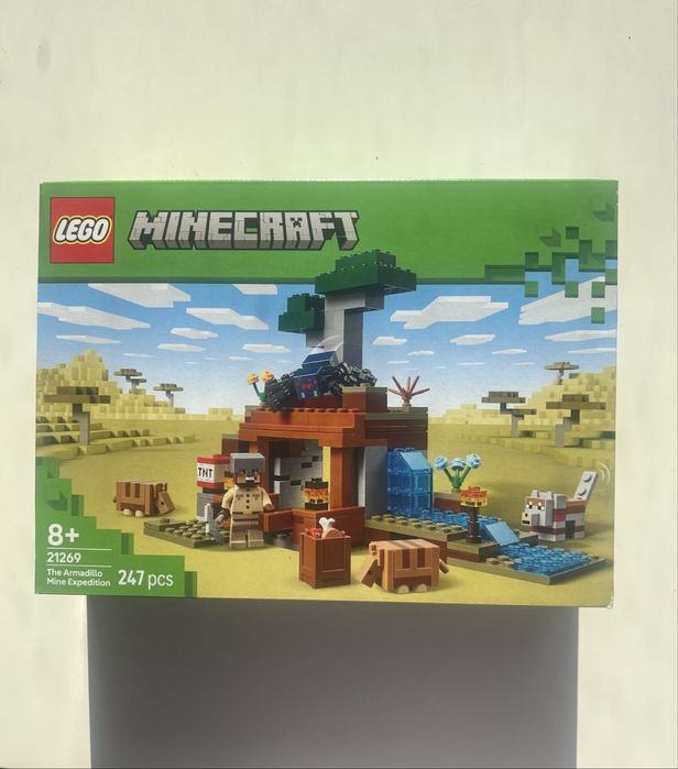 LEGO® 21269 Minecraft - Wyprawa do pancernikowej kopalni