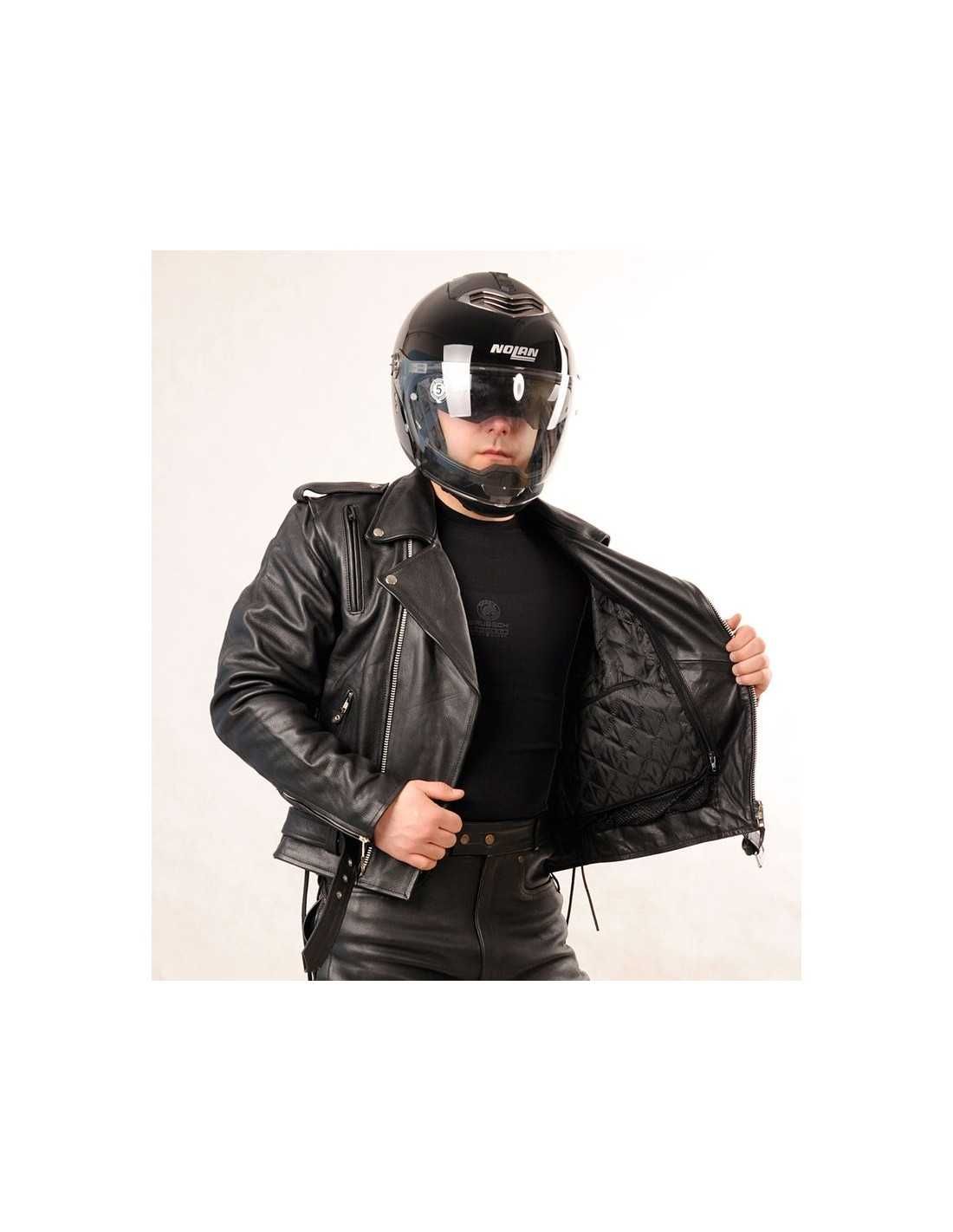 Kurtka motocyklowa skórzana męska typu RAMONESKA KSM029