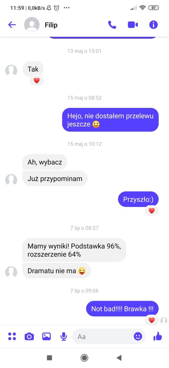 Korepetycje matematyka! W galerii załączam sukcesy swoich uczniów:)