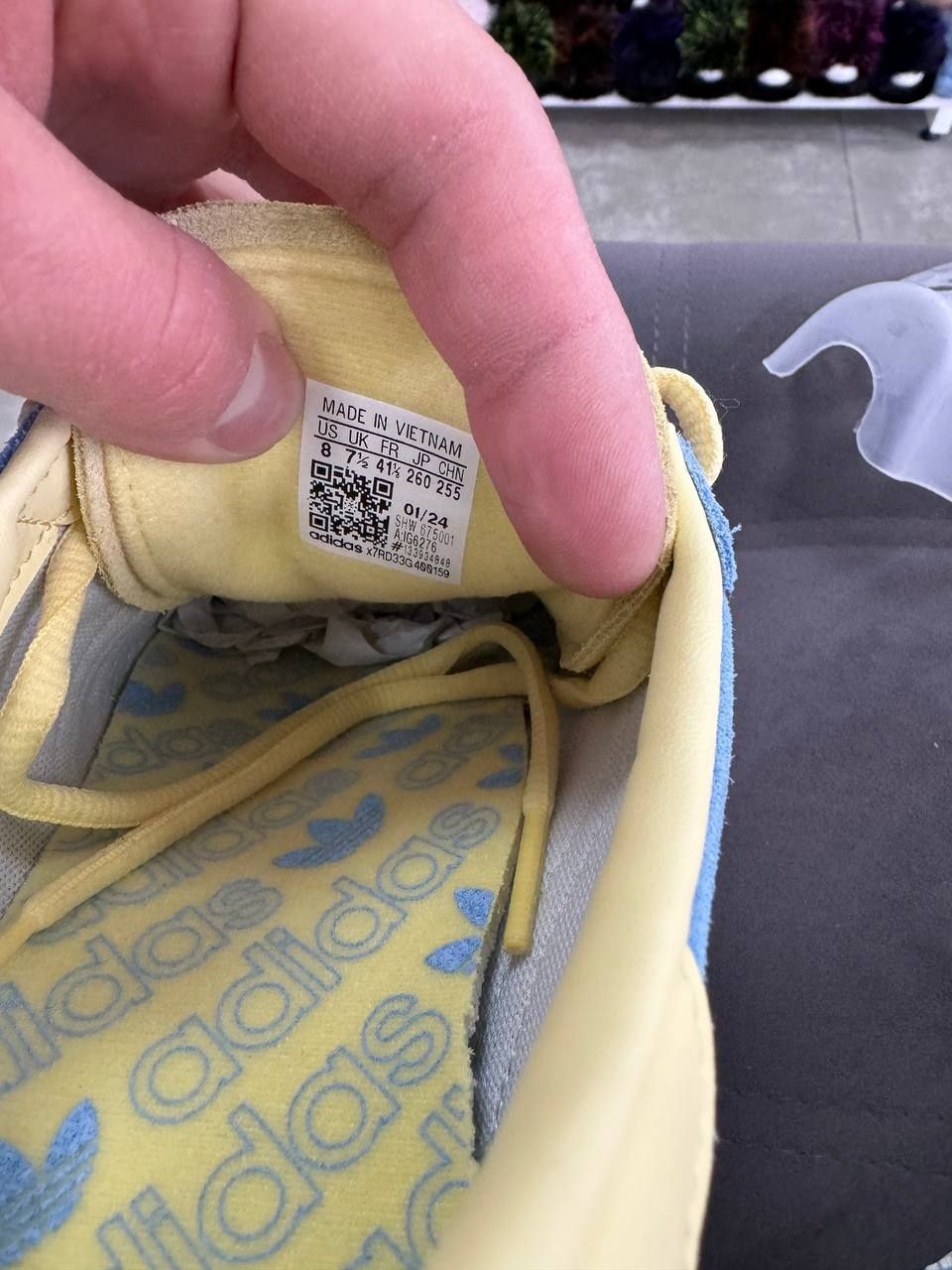 ОРИГІНАЛ 100% Кросівки Adidas Handball Spezial Semit Light Blue IG6276