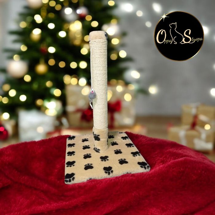 Когтеточка для котов. Дряпка з поличкою. Царапка.