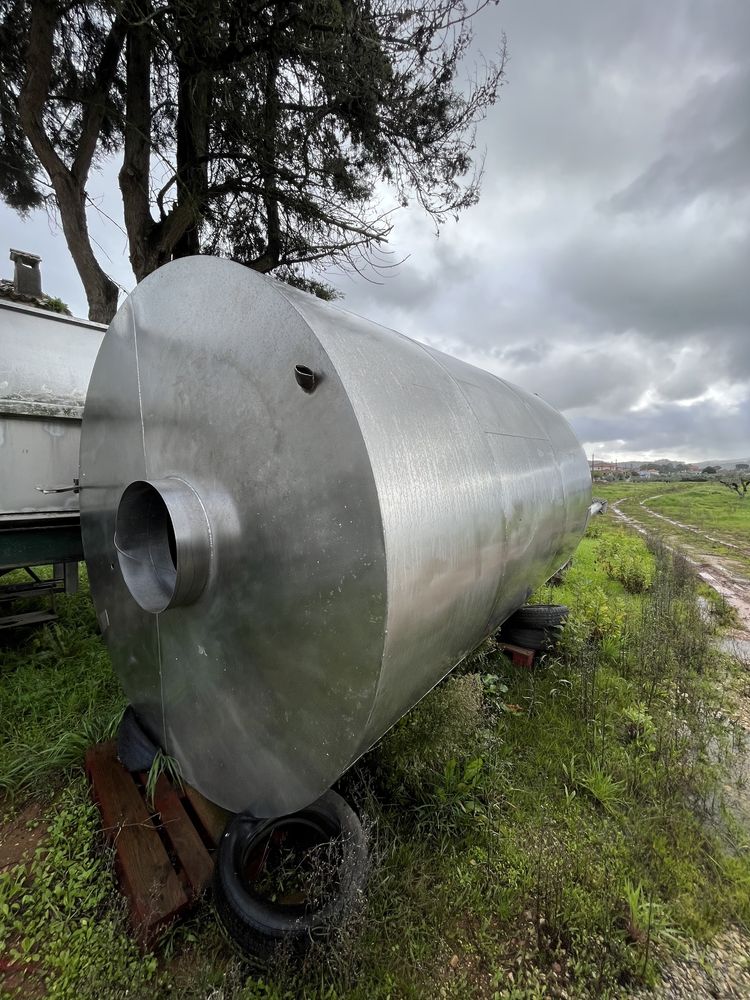 Deposito de inox para produtos alimentares 15000lt