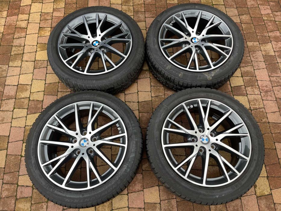 3898. Alufelgi 17" koła zimowe BMW 1 5x112 ET47 195/55/17 Pirelli 23r