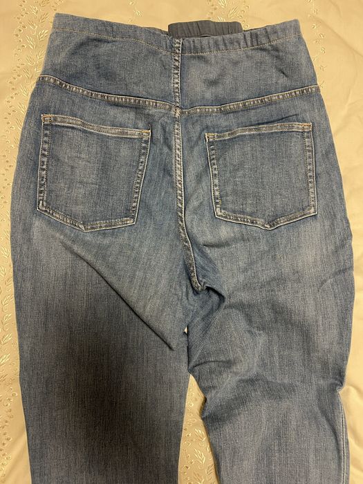 Блакитні джинси для вагітних, розмір Л