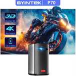 Проектор портативный WiFi/Bluetooth/FullHD/4K/3D/Android BYINTEK P70