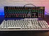 Teclado “máquina de escrever” efeito vintage