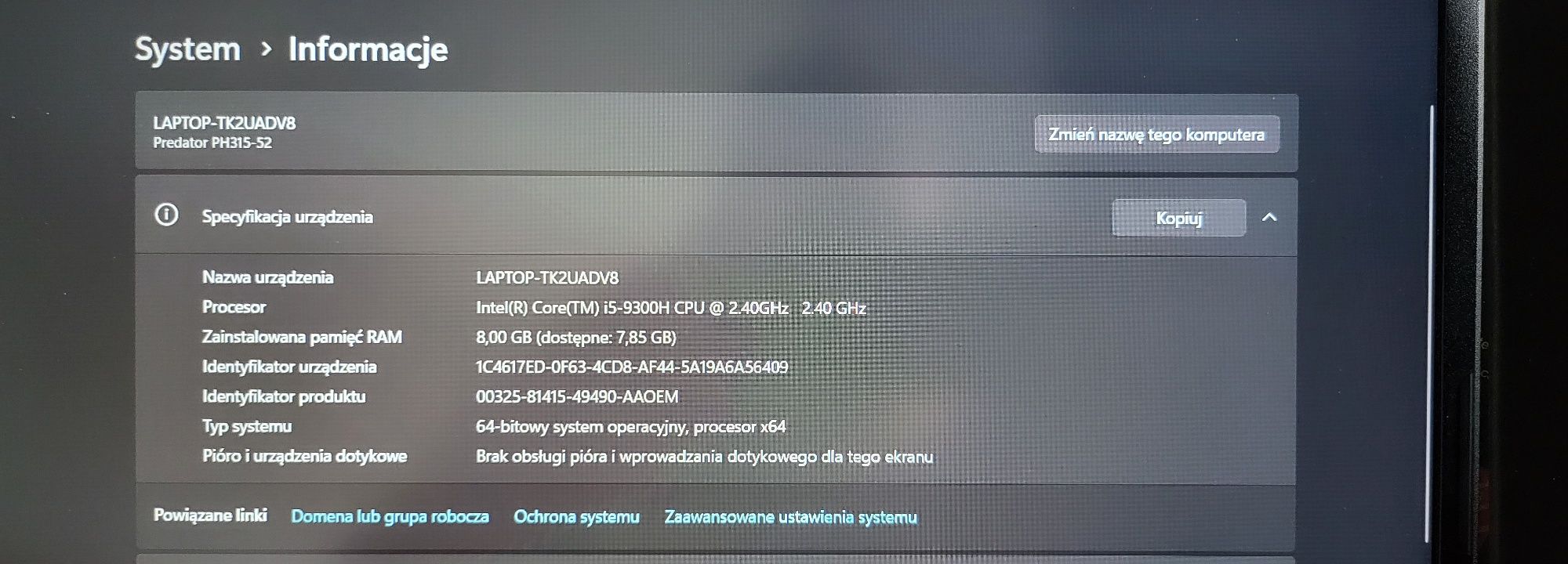 Acer predator helios 300