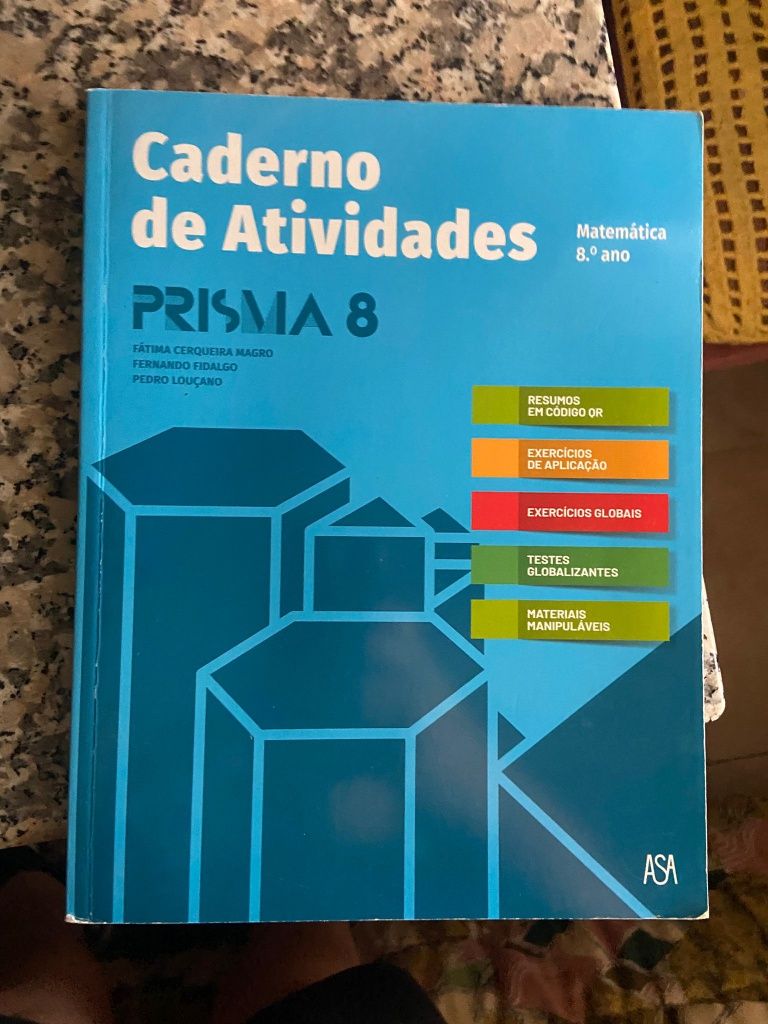 Cadernos de Atividades do 8.º Ano — Como Novos!