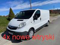 Opel Vivaro  2,0cdti L2H1 długi 4xnowe wtryski hak oryg przebieg