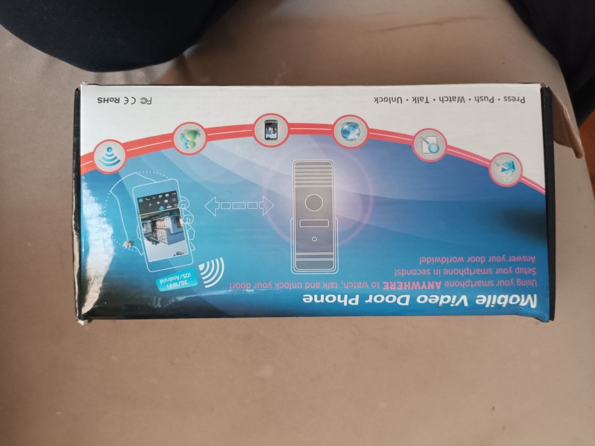 Dzwonek do domu z przeniesieniem na telefon wifi na