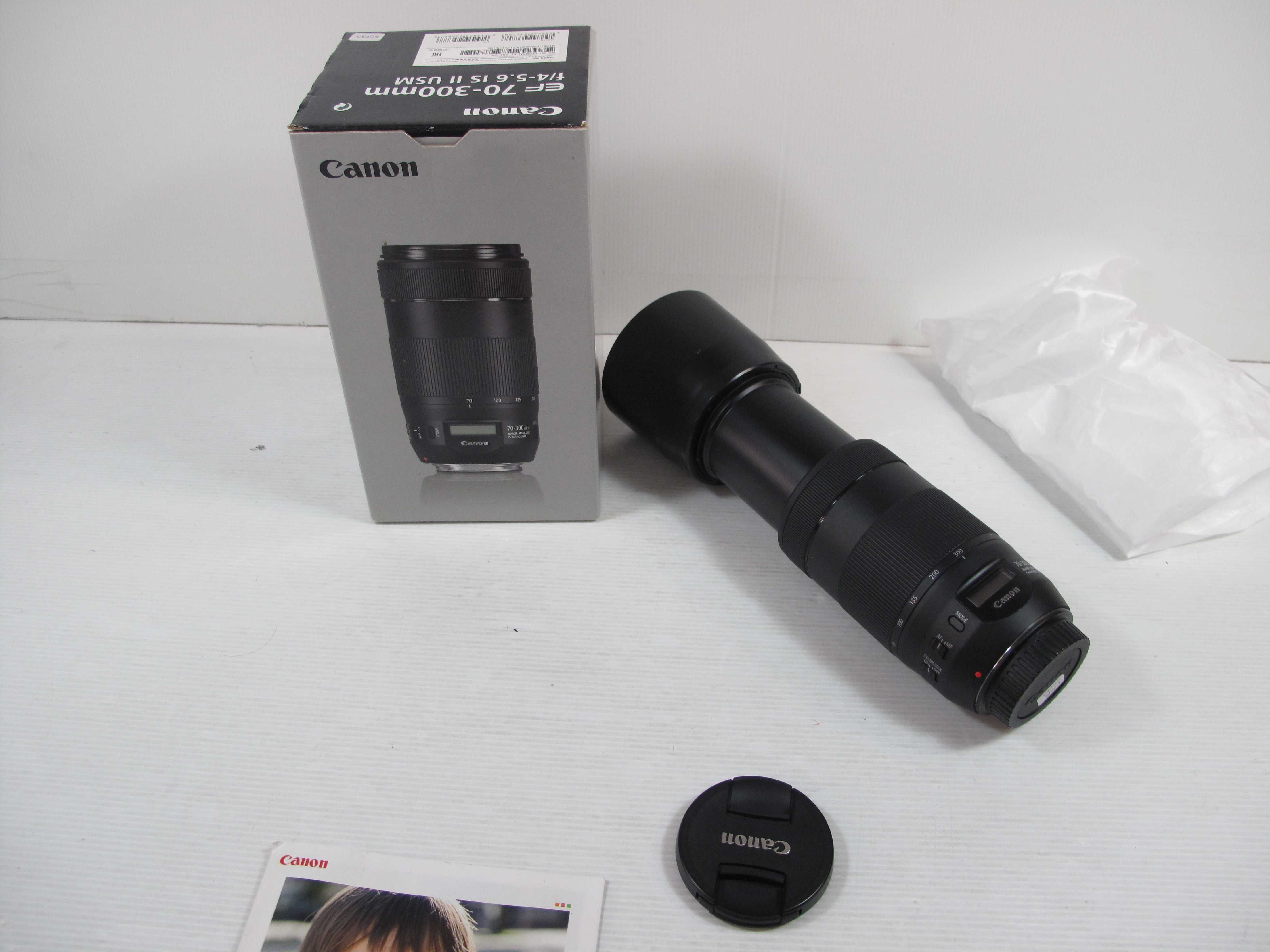 Canon EF 70-300 mm F/4.0-5.6 IS II USM NANO quase sem uso