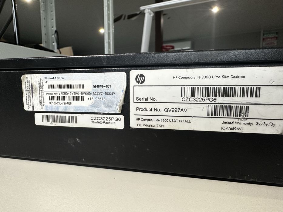 Компютер HP Compaq Elite 8300 Ultra-slim PC/i7-3770/4Gb/SSD128