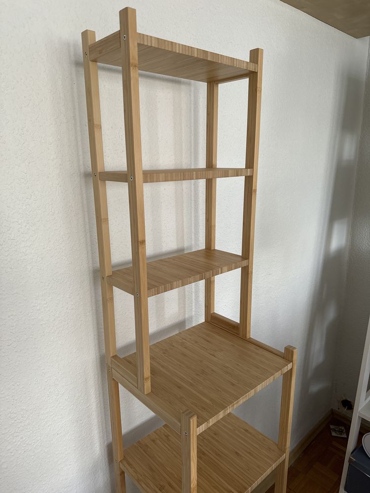 RAGRUND regal bambusowy ikea wysoki 163 cm