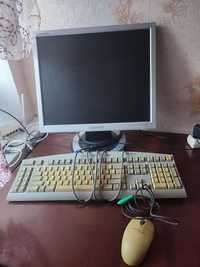 компьютерна проводна мишка, клавіатура
