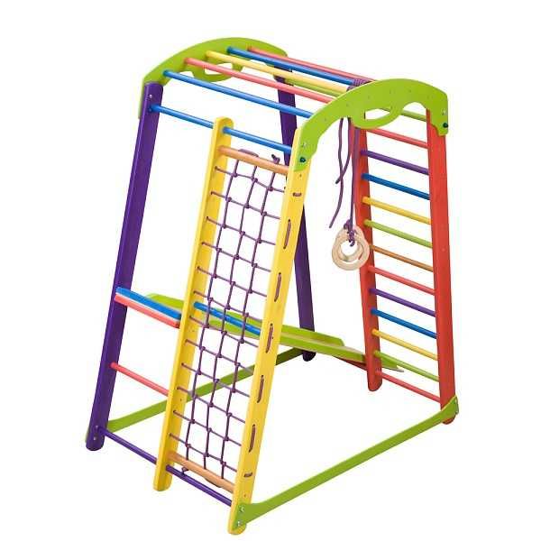 Дитячий спортивний куточок Кроха 1 міні з гіркою та кільцями