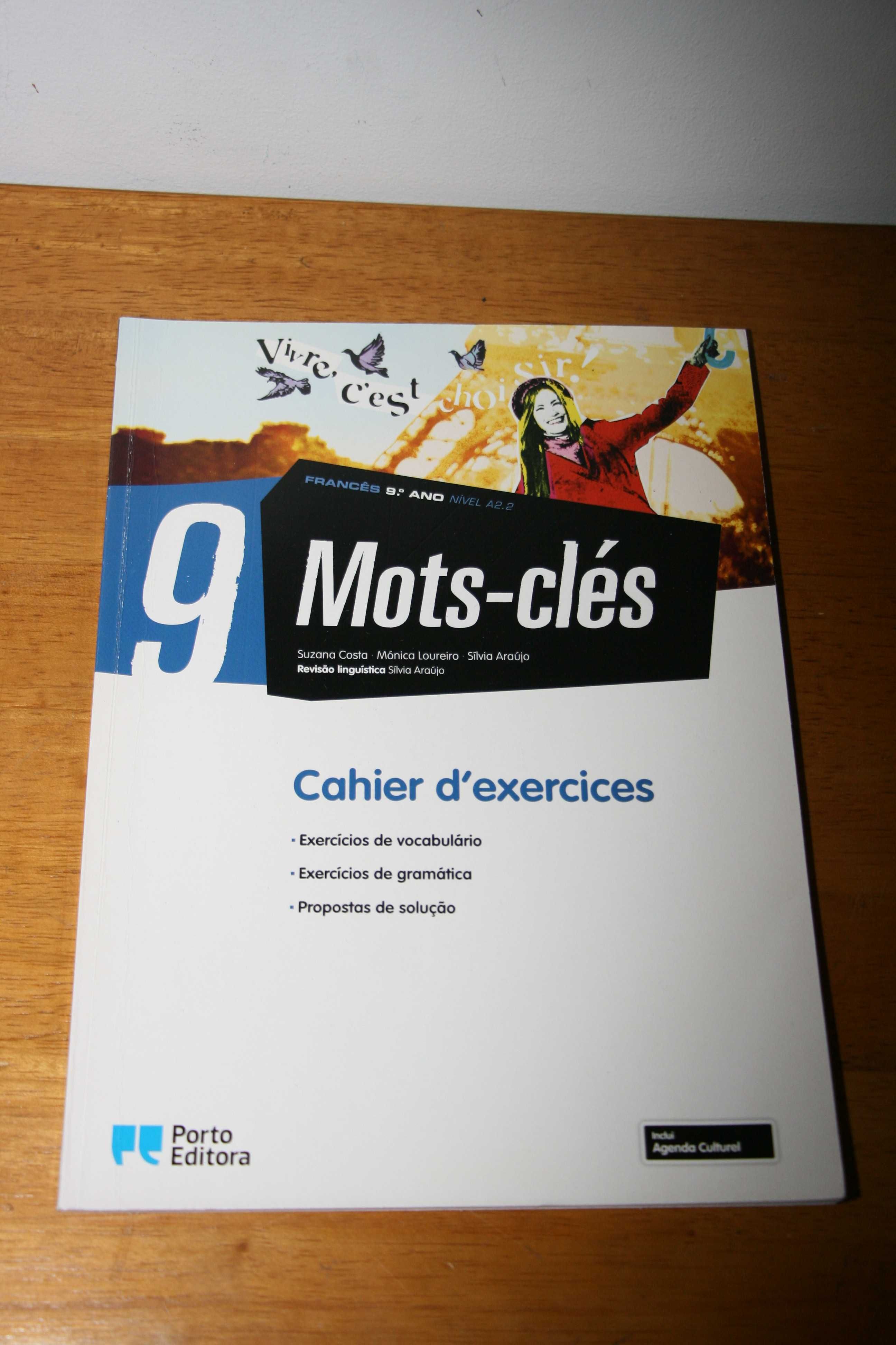 Manual + Caderno de Exercícios + Agenda "Mots-clés - 9º ano"