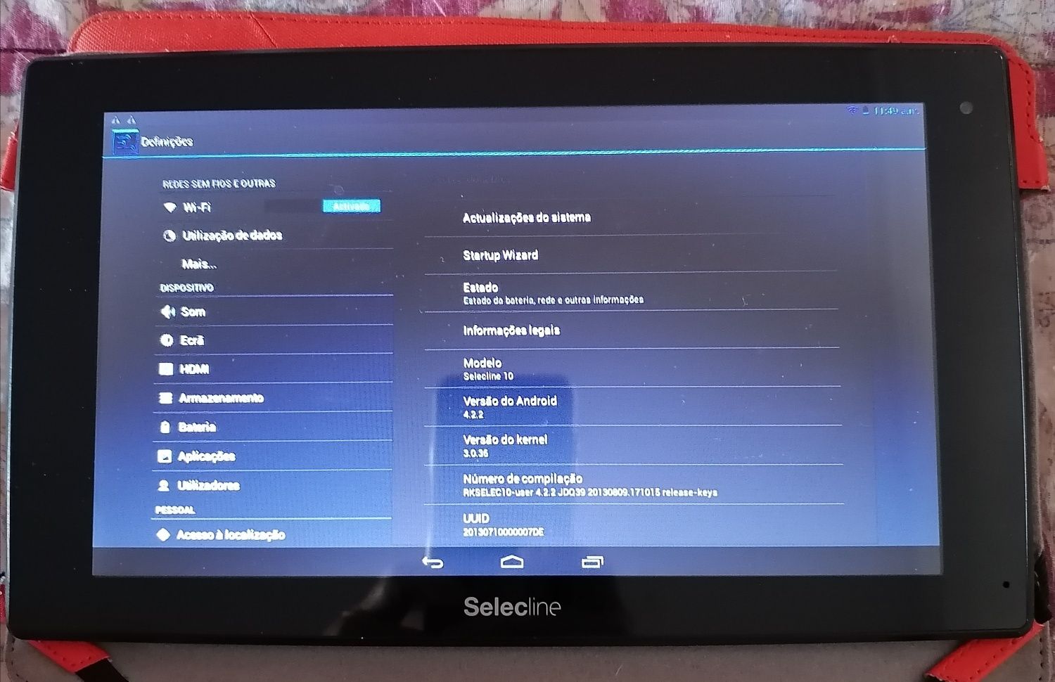 Tablet Selecline como Novo.