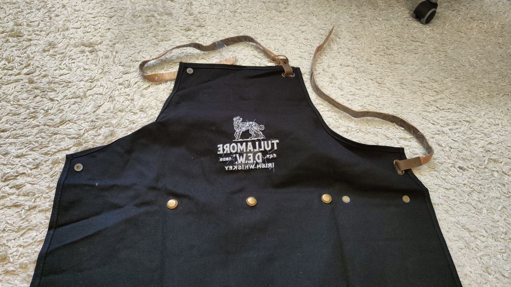 Nowy fartuch kuchenny Eva Solo Tullamore płótno i skóra