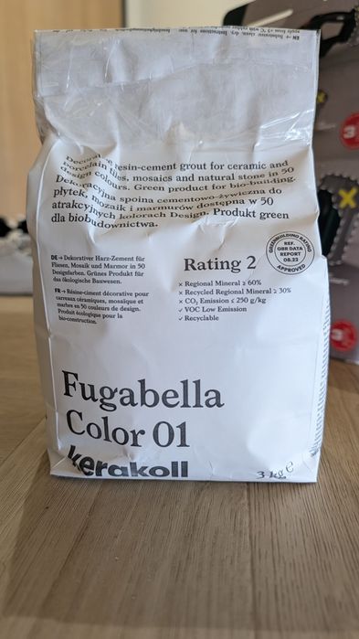 kerakoll fugabella color 01 fuga hybrydowa cementowo-żywiczna 2,3kg