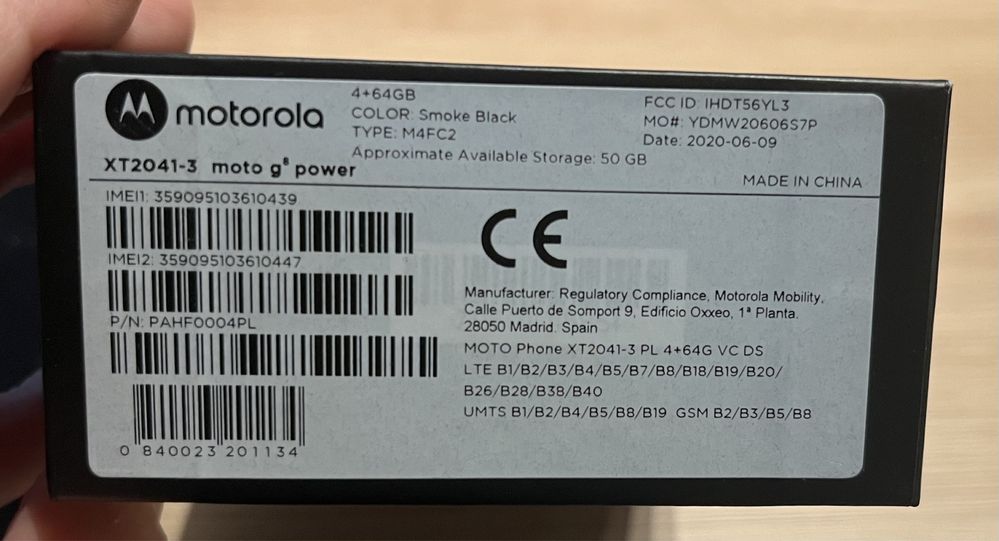 Motorola G8 Power 4/64GB