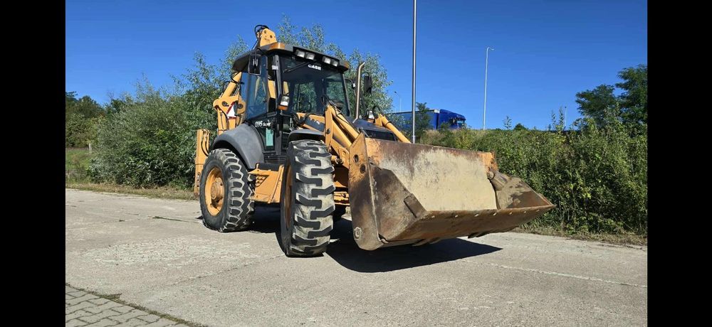 Case 695SR Kupiony w Polskim salonie Brutto  Niski przebieg Krokodyl Widły Teleskop Koparko ładowarka 4CX JCB 580sr