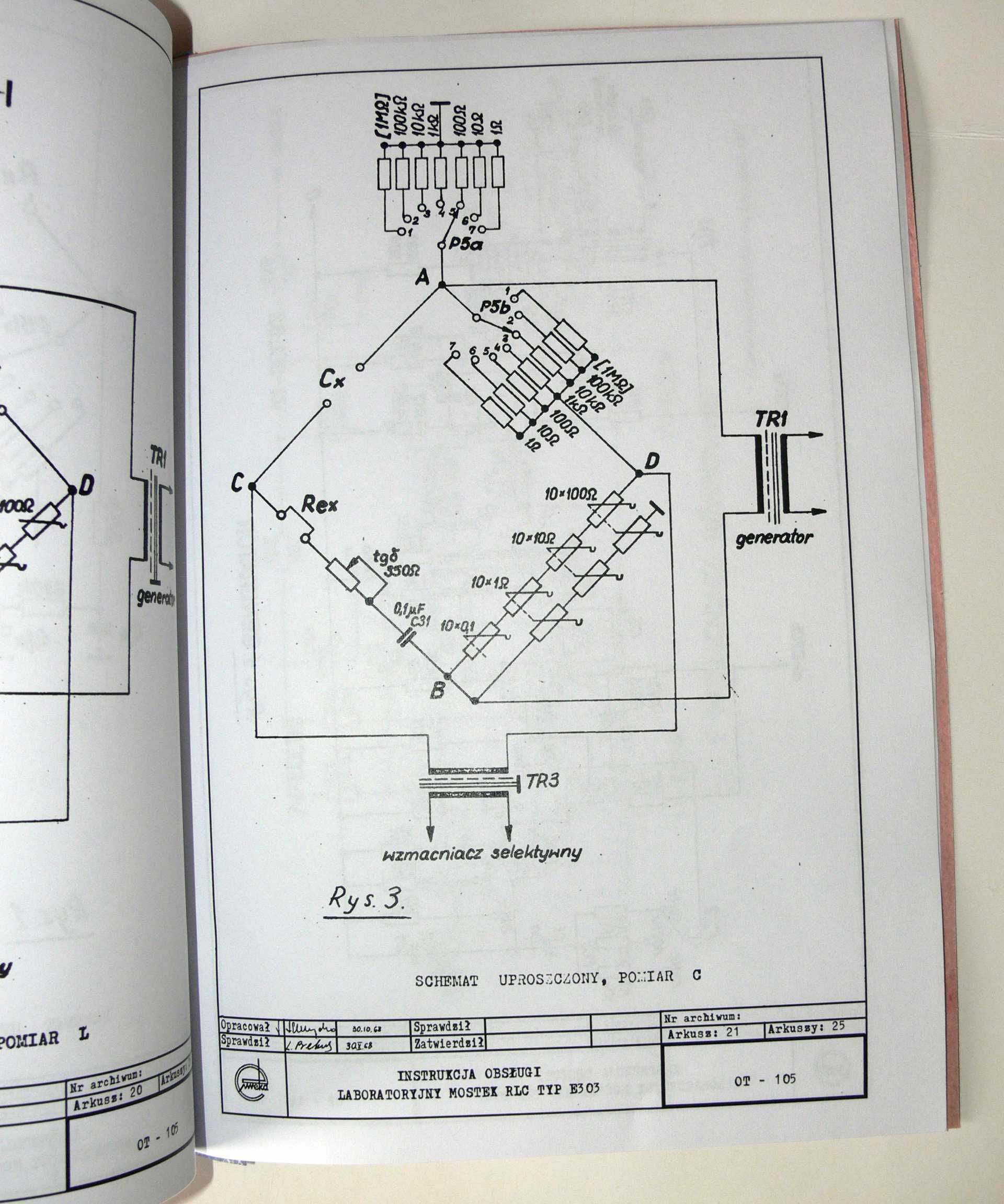 Instrukcja mostek E-303 meratronik