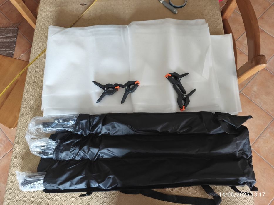 Kit tripés fundos fotográficos e projeção video