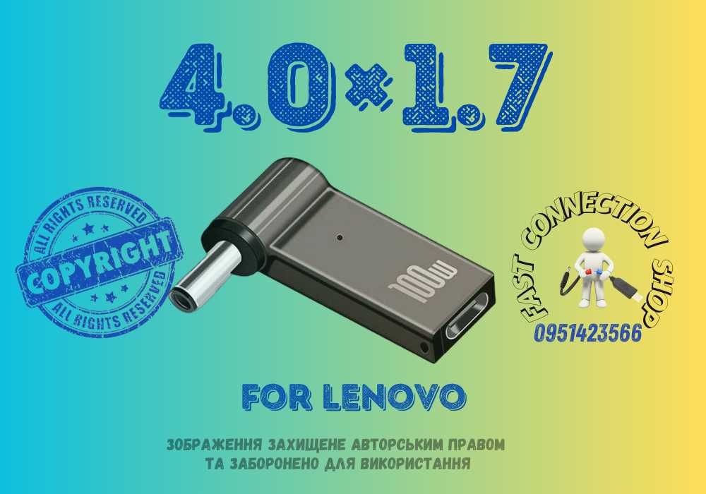 4.0×1.35  3.0×1.1 100W 20V 5A Конектор живлення ноутбука PD Tуре-С DC
