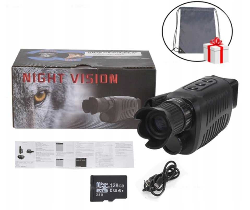 Монокуляр ночного видения R7 1080p HD 10MP ZOOM x5 v2