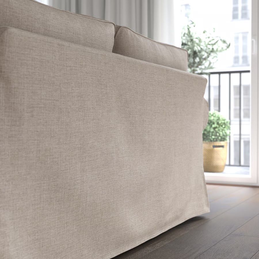 Kanapy ikea ektorp dwuosobowe kilanda jasbozowe