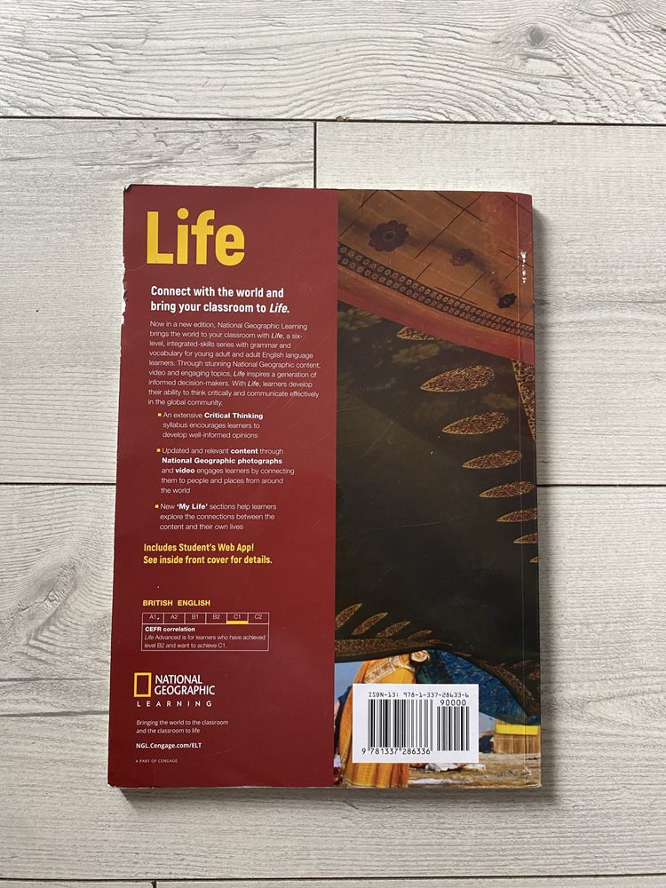 Podręcznik Life Student’s book Advanced National Geographic