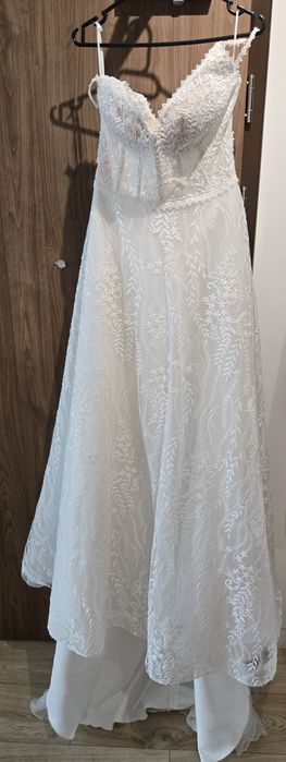 Suknia ślubna Boho - rozmiar 40