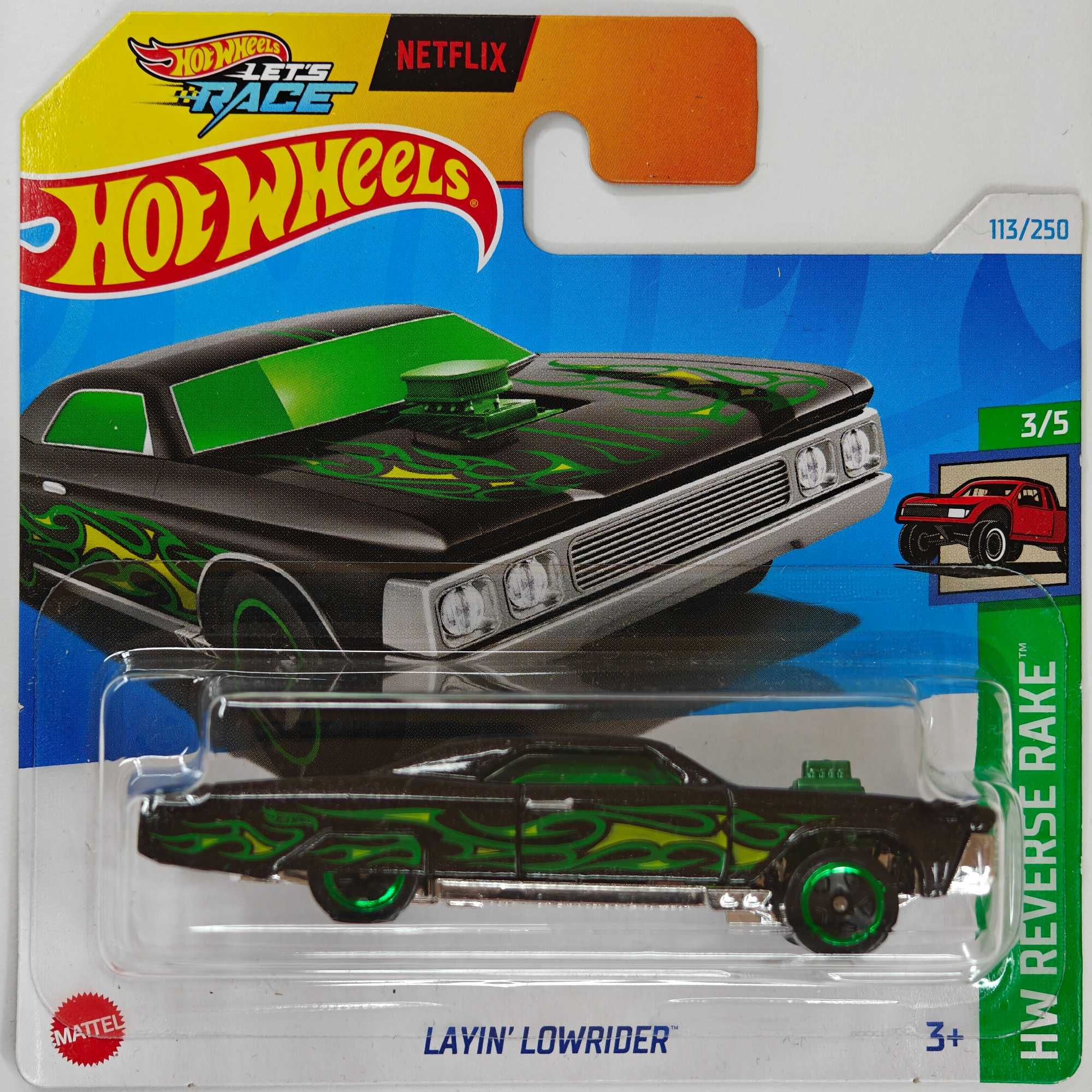 Hot Wheels Reverse Rake 2024 7 modeli Seria