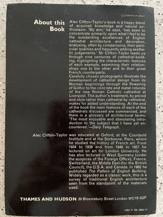 Антикварна книга The Cathedrals of England (нова)