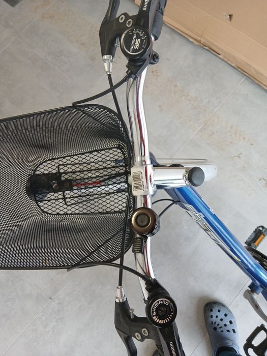 Rower damski z koszem