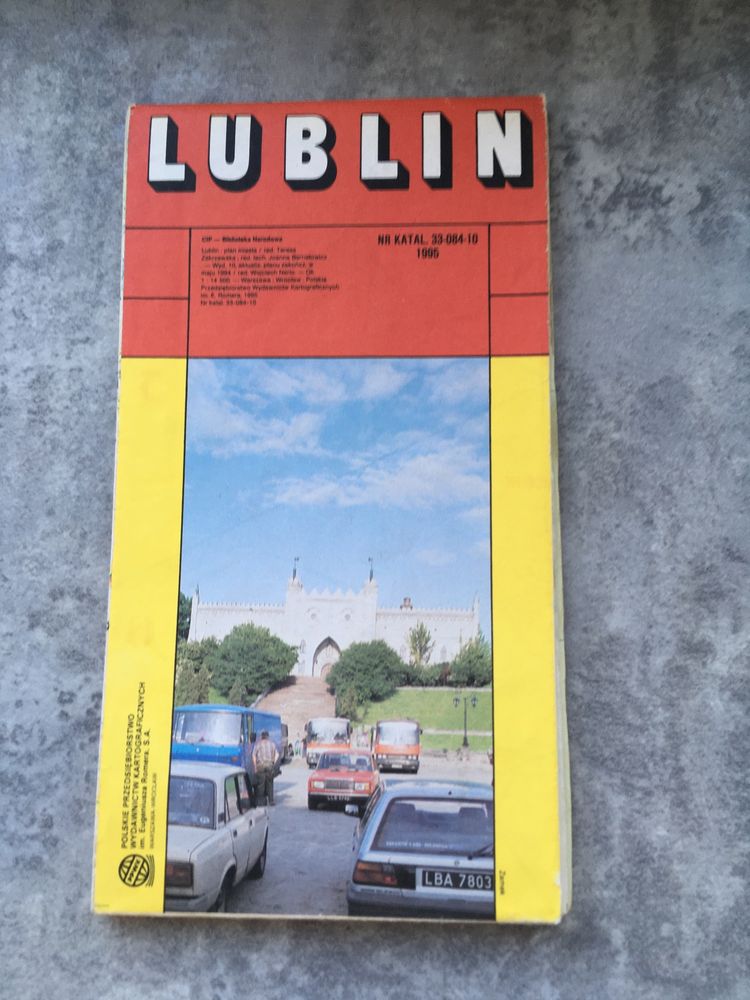 Lublin plan miasta z 1995 r