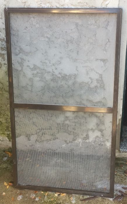 Janela com rede mosqueira