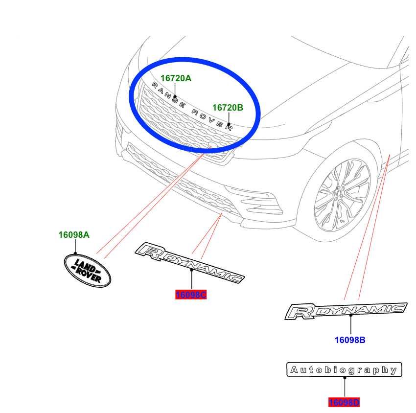 Напис на капот (емблема) RANGE ROVER. Velar L560, dark atlas, оригінал