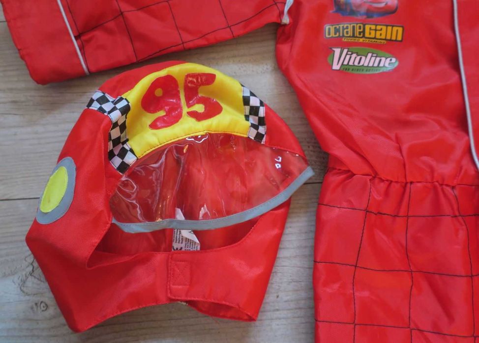 Strój karnawałowy Zygzak McQeen roz 116, 5-6 l Disney