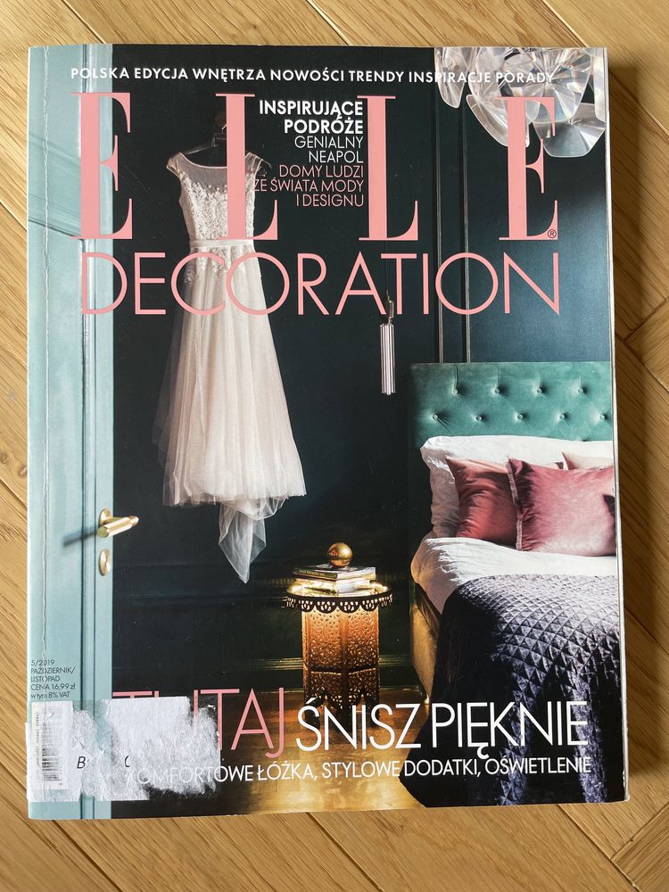 Elle Decoration PL 5/2019 sypialnie